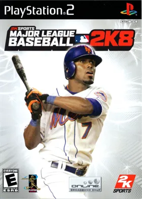 Major League Baseball 2K8 box cover front